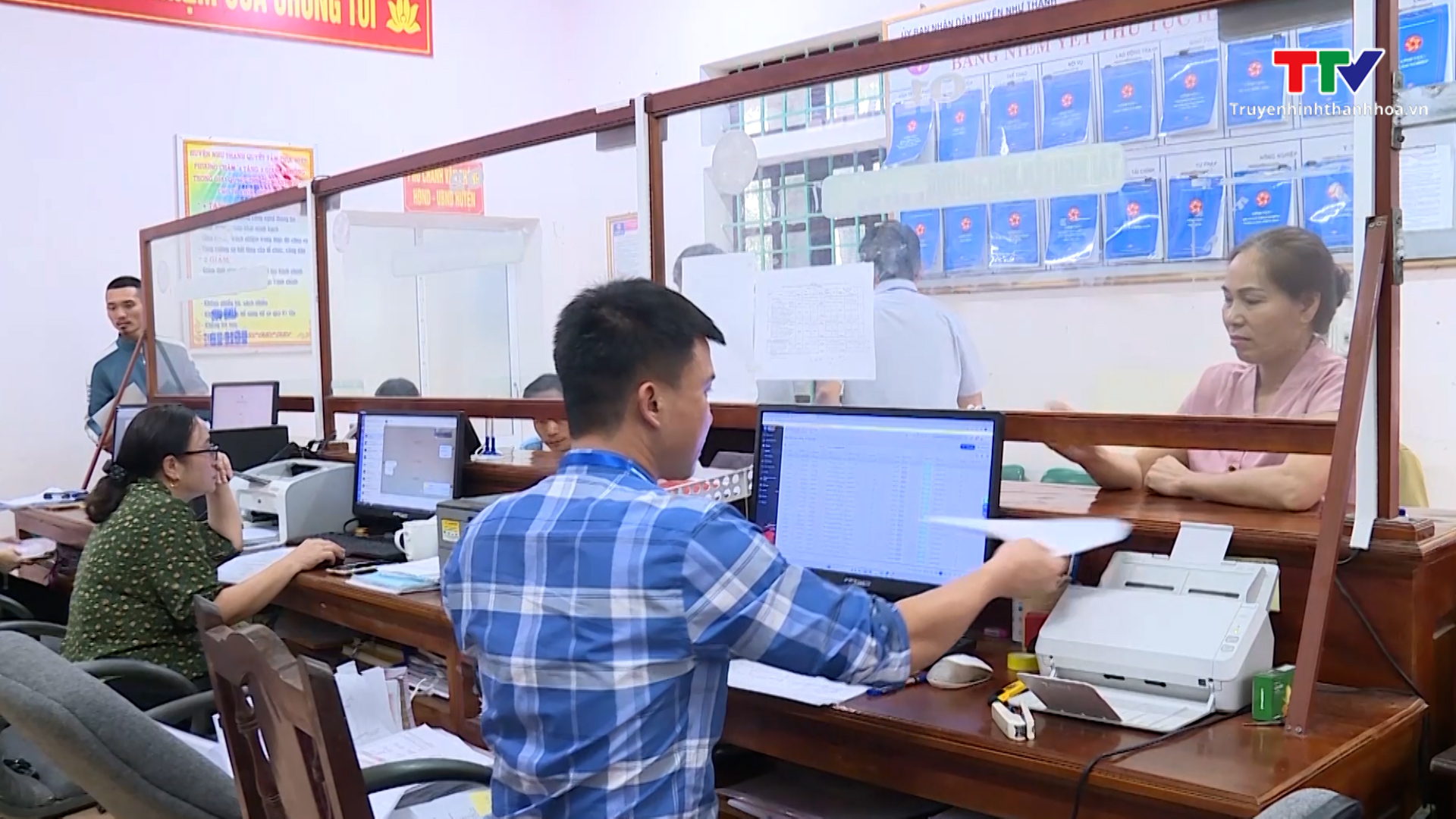 Bộ phận tiếp nhận và trả kết quả huyện Như Thanh